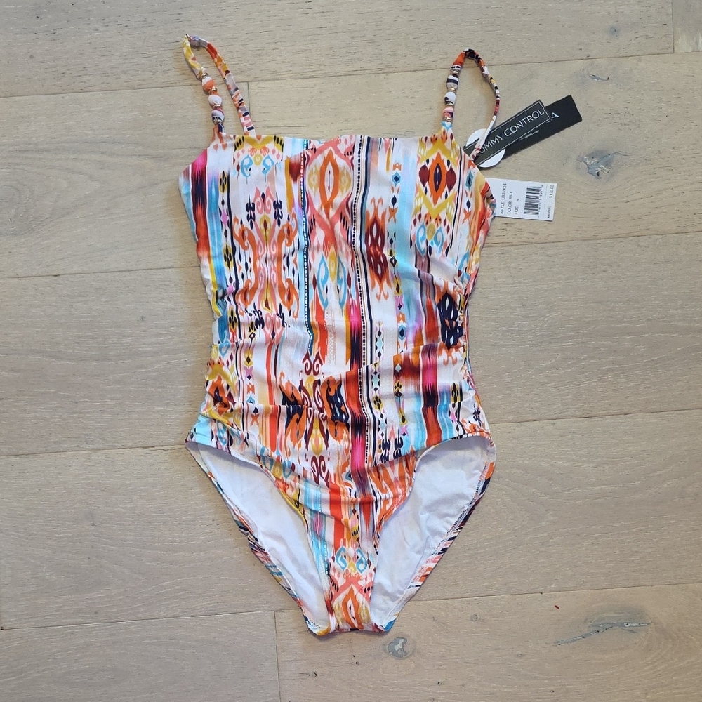 La Blanca Multicolor Patterned One-Piece Swimsuit